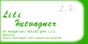 lili hutvagner business card